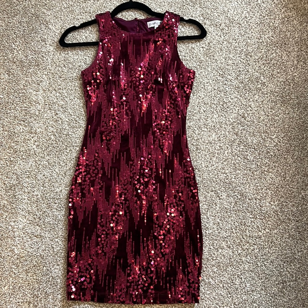 Emerald Sundae Sequins Dress